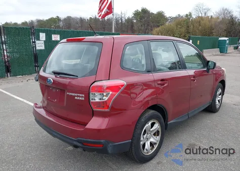2014 Subaru Forester 2.5I из США, поврежденный, VIN JF2SJAAC9EH538372